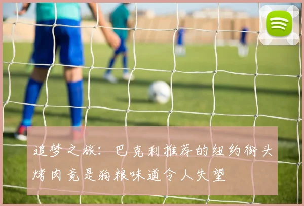 追梦之旅：巴克利推荐的纽约街头烤肉竟是狗粮味道令人失望
